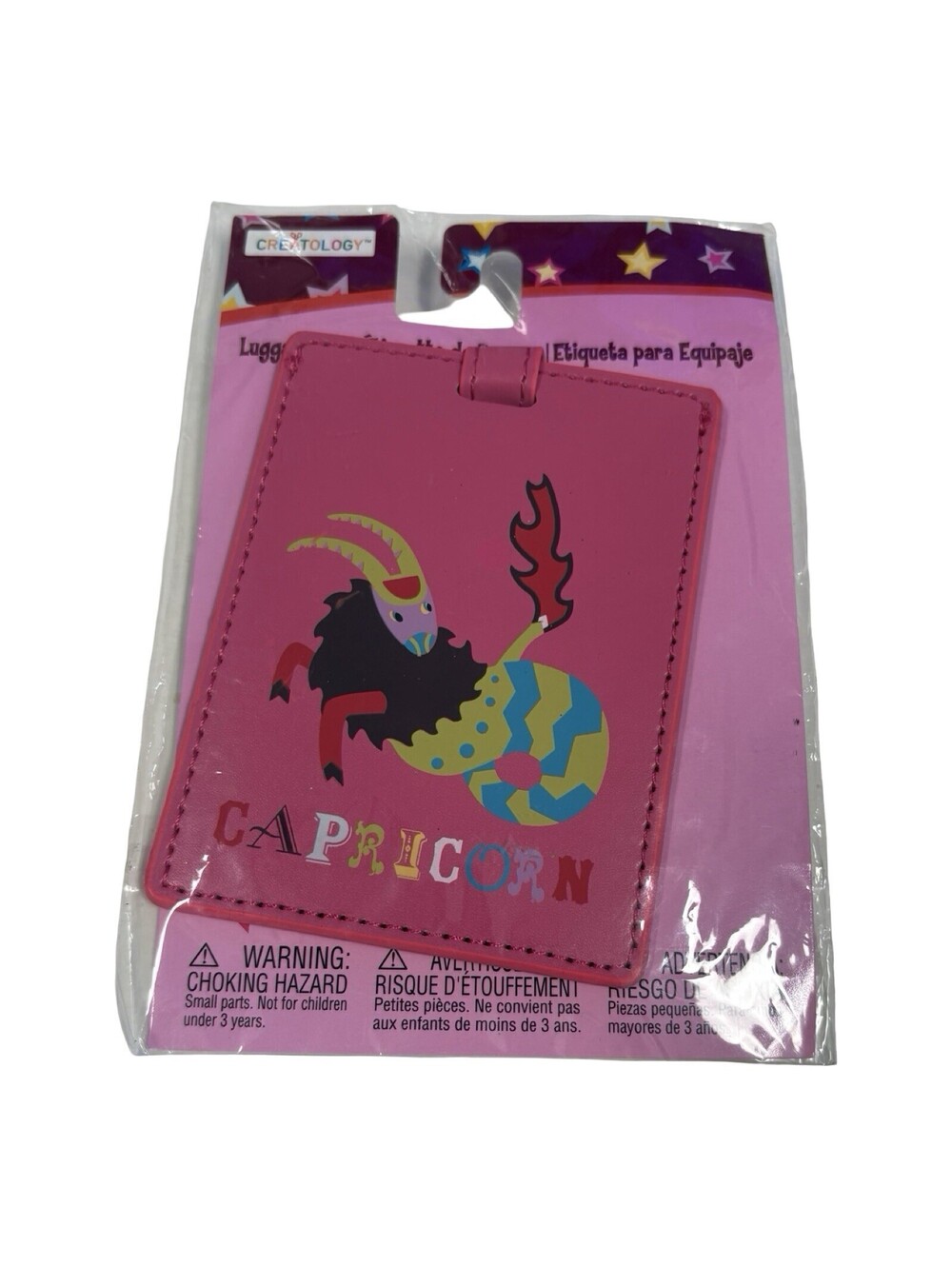 Creatology Capricorn Pink Luggage Tag *NEW*